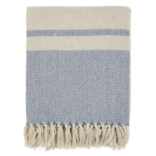 Chic Antique Aix Plaid Wohndecke Sky Blue