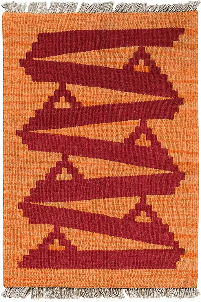 LOOMA Kelim Gashgai Teppich 61x43 cm