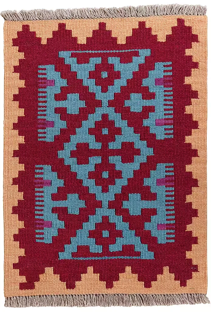 LOOMA Kelim Teppich Gashgai 63x45 cm