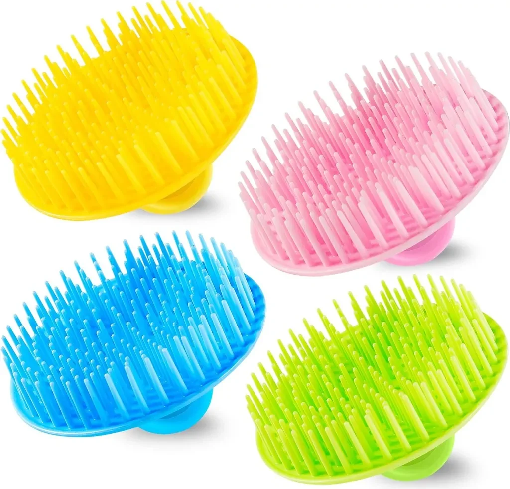 Crrynuo Shampoo Bürste Kopfhaut Massager für nasses und trockenes Haar