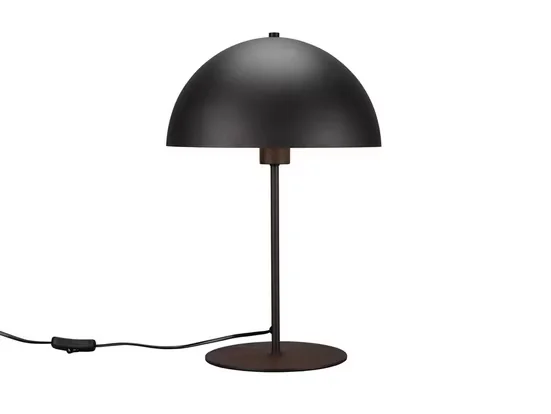 TRIO LEUCHTEN LED Tischleuchte Pilzlampe Metall schwarz gold 45 cm