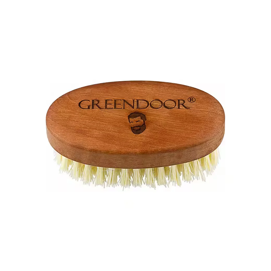 GREENDOOR Bartbürste Birnbaumholz groß vegan