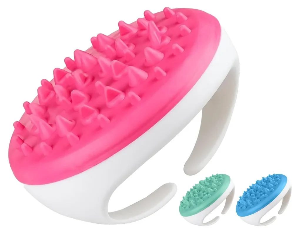 Markenlos Anti-Cellulite Massagebürste rosa für Hautstraffung