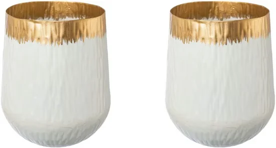 CREATIV DECO Tischvase AGNES Blumenvase Dekovase