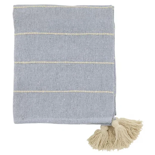 CHIC ANTIQUE Aix Plaid Sky Blue Wohndecke