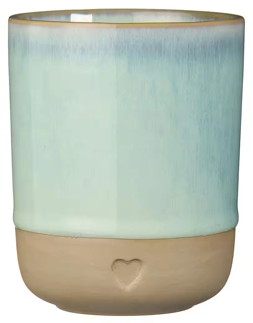 IB Laursen Becher Tasse Steingut mit Herz 190 ml